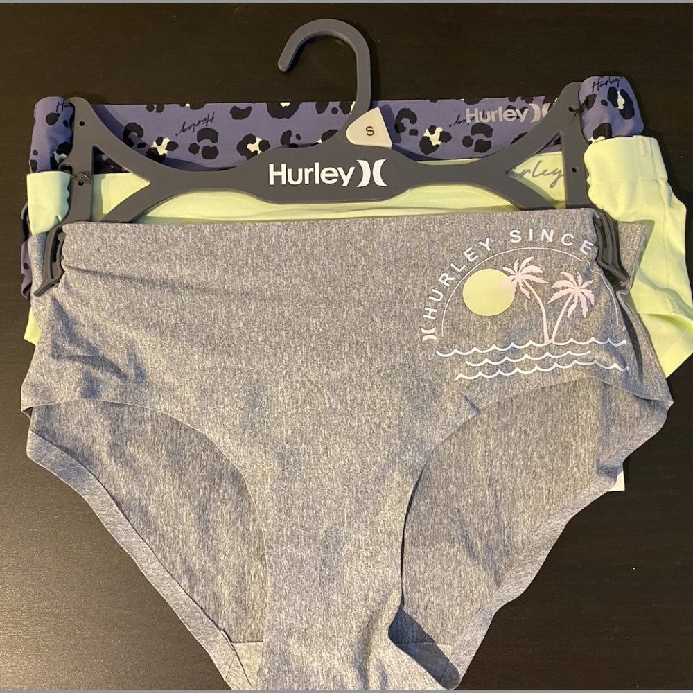 Hurley 3-Pack Underwear for Womans (NEW)
